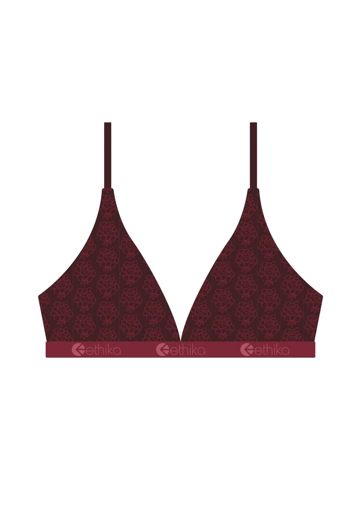 Ethika Womens Kensei Triangle Bra