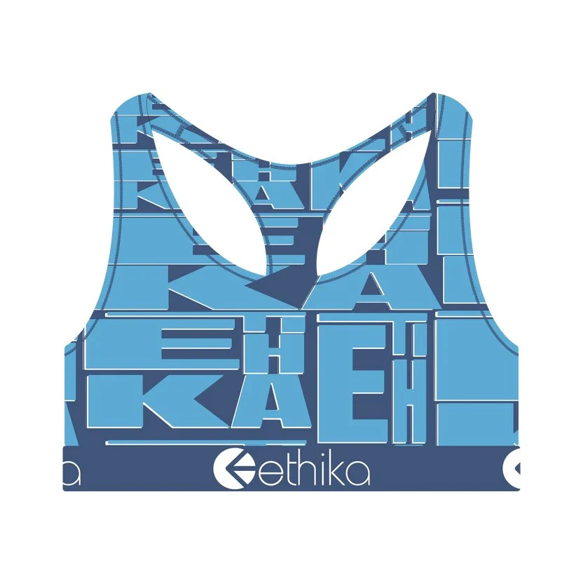 Ethika Womens Stacked Sports Bra - Image 3